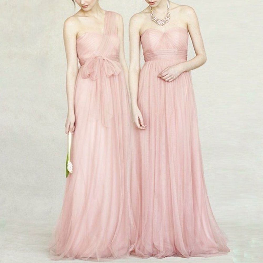JENNY YOO x BHLDN Julia Convertible Tulle Maxi Dress Whipped‎ Apricot Style: 185